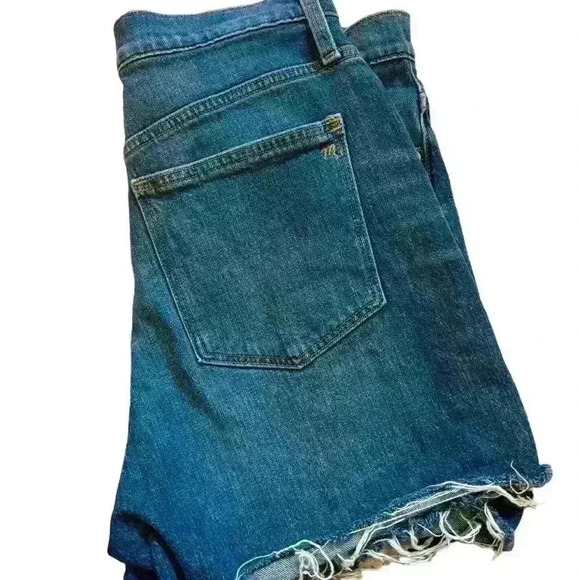 2/$30 Madewell Denim Shorts Size 29 Glenoaks Wash Cutoff Edition - Picture 6 of 9